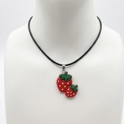 Double Strawberry Necklace