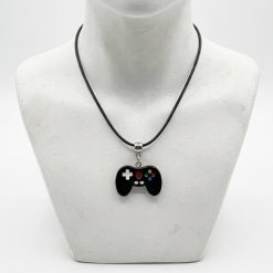 Black Video Game Controller Necklace