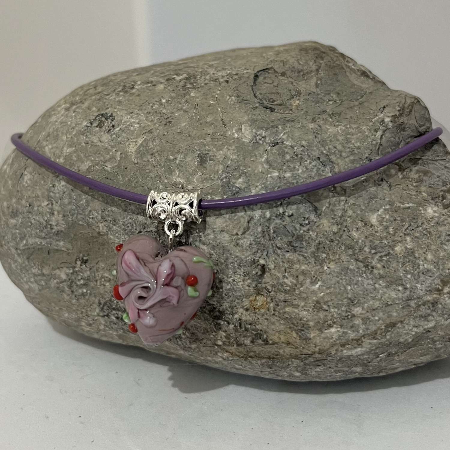 Purple Heart Necklace Purple Heart Necklace