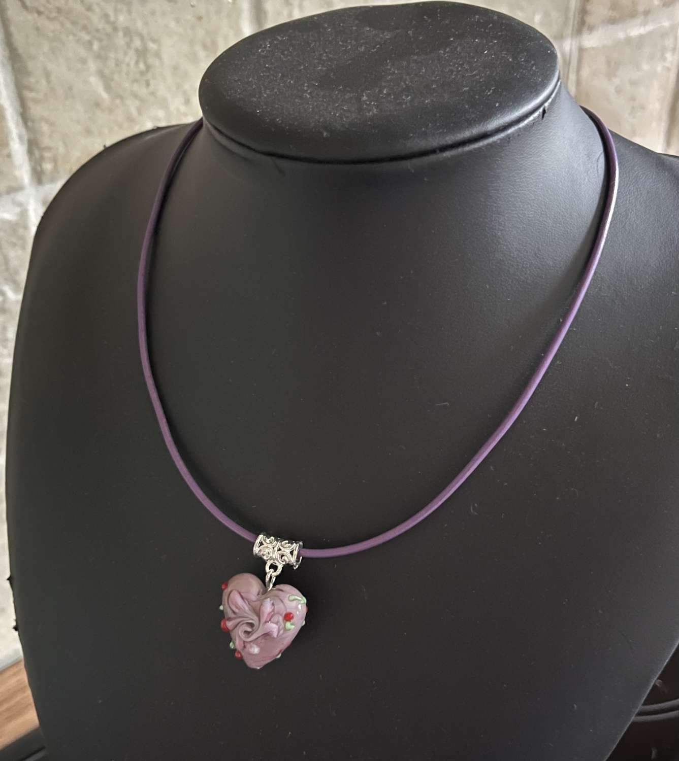 Purple Heart Necklace Purple Heart Necklace