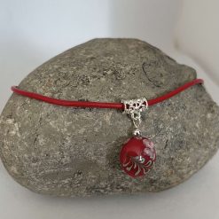 Red Pendant Floral Necklace 2 Red Pendant Floral Necklace 2