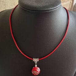 Red Pendant Floral Necklace 5 Red Pendant Floral Necklace 5