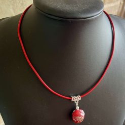 Red Pendant Floral Necklace 7 Red Pendant Floral Necklace 7