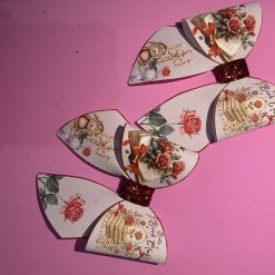 Belle inspired hair bow