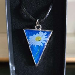 The "Midnight Meadow" Triangular Pendant