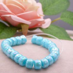 green pony beaded Bracelet 15.2 cm