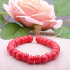 green pony beaded Bracelet 15.2 cm