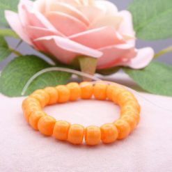 green pony beaded Bracelet 15.2 cm