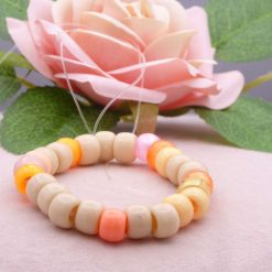 green pony beaded Bracelet 15.2 cm
