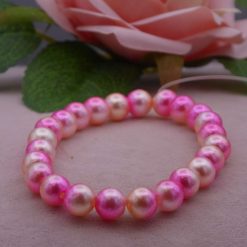 multi coloured beaded Bracelet 15.9 cm