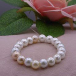 white pearl beaded Bracelet 13.3 cm