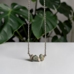 24kt Gold Plated, CZ Crystal Bee Necklace