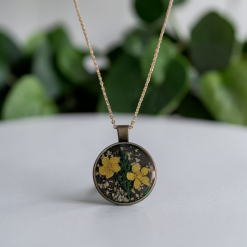 Resin Flower Necklace