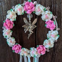 Flower Fairy Hanging - white & pink 1 Flower Fairy Hanging - white & pink 1