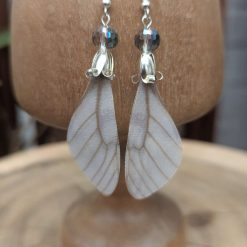 Fairy wing earrings - Silver multi