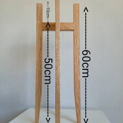Oak Plant Stand 60cm Tall 2 Oak Plant Stand 60cm Tall 12