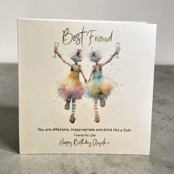 Best Friends Personalised Birthday Card