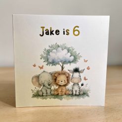 Boy 1st Birthday Personalised Birthday Card