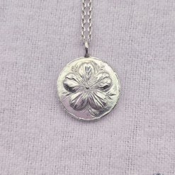 PENDANT ONLY - Forget Me Not Sterling Silver Pendant