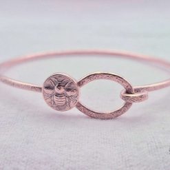 Bare Copper Bee Bracelet