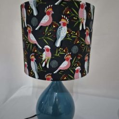 Pink Cockatoo handmade lampshade 2 Pink Cockatoo handmade lampshade 2