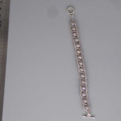 grey snake stitch beaded Bracelet 15.2 cm 1 grey snake stitch beaded Bracelet 15.2 cm 1