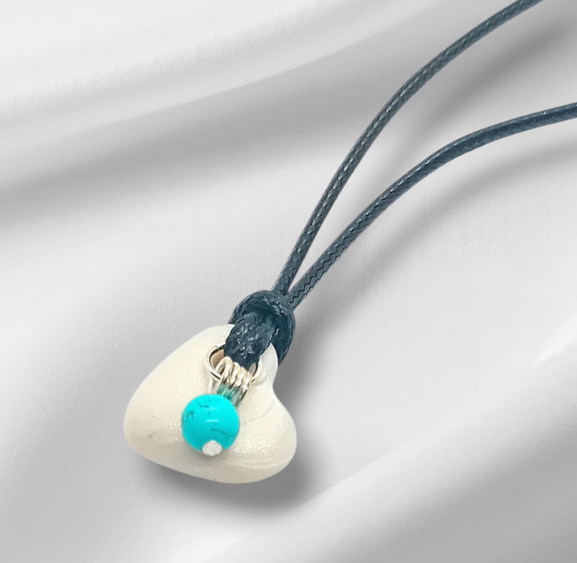 Cute Clay Heart Necklace Cute Clay Heart Necklace