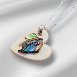 Clay and Abalone Necklace