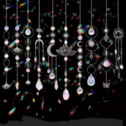 Silver toned sun catchers
