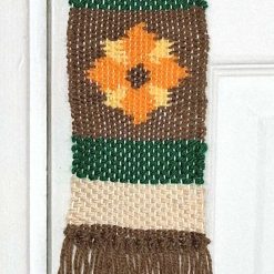 Handwoven Sunflower Door Hanger