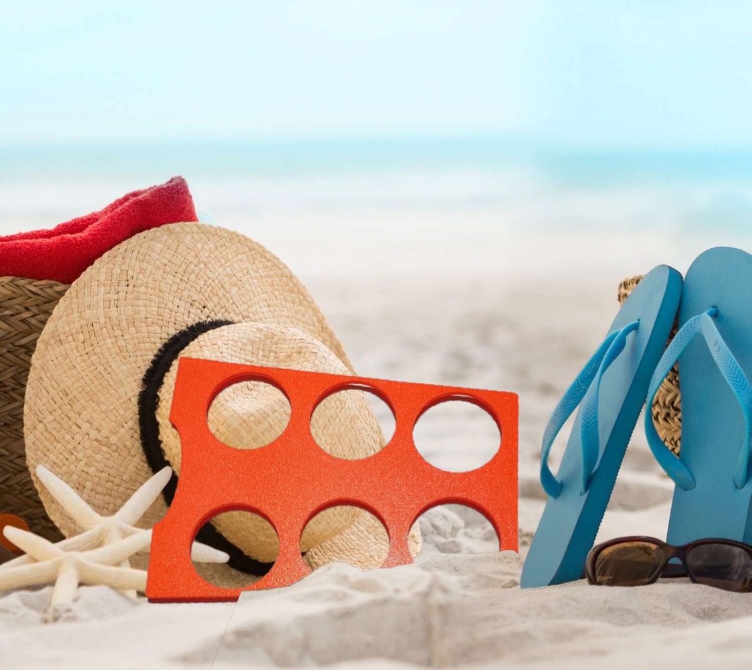 Beach Pool Drinks Tray, Party Tray, Plastic Pint Glasses, Holds 6 Glasses, Summer Accessories, Holiday Accessories Beach Pool Drinks Tray, Party Tray, Plastic Pint Glasses, Holds 6 Glasses, Summer Accessories, Holiday Accessories