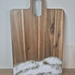 Wooden with resin Acacia chopping board