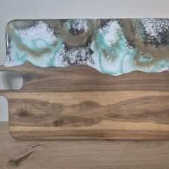 Wooden with resin Acacia chopping board