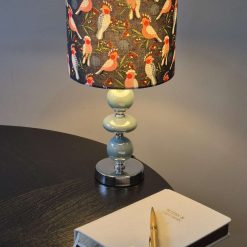 Pink Cockatoo handmade lampshade 3 Pink Cockatoo handmade lampshade 3