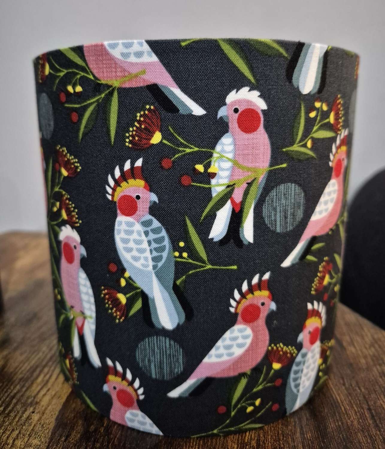 Flower Meadow handmade lampshade with brushed gold lining Flower Meadow handmade lampshade with brushed gold lining