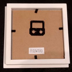 Hardanger Embroidery Flower Picture - White Frame 2 Hardanger Embroidery Flower Picture - White Frame 2
