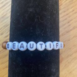 Affirmation handmade bracelet - Summer and orange