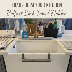 Belfast Butler sink hand towel holder