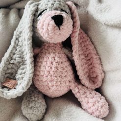 Crochet Dog : Handmade Chenille Velvet Plush Toy