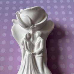 Handmade eco resin bride and groom
