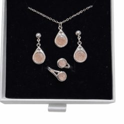 Bronze Teardrop Jewellery Gift Set