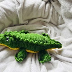 Crochet Dog : Handmade Chenille Velvet Plush Toy