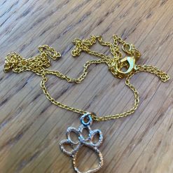 Pendant handmade necklace - Paw