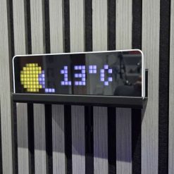 Acoustic Wall Panel Shelf - 20cm wide with no drill screwless fixing 4