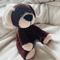Crochet Dog : Handmade Chenille Velvet Plush Toy 2 Crochet Dog : Handmade Chenille Velvet Plush Toy 2
