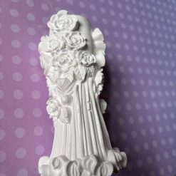 Handmade eco resin flower pillar
