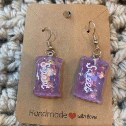 Sweetie novelty handmade earrings - Pink