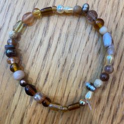 Beaded handmade bracelet - Browns