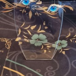 Cats eyes silver toned stud earrings 1 Cats eyes silver toned stud earrings 1