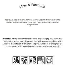 Plum & Patchouli Wax Melts 2